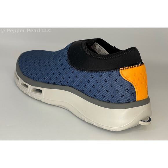 Fishing, Boat, Deck Shoes Neoprene Collar Men's Size 8 Blue Water Slip Resistant - Picture 3 of 11